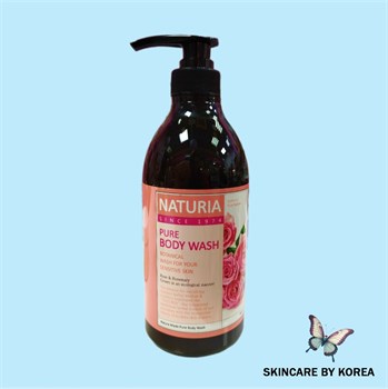 NATURIA Гель для душа РОЗА-РОЗМАРИН Pure Body Wash Rose & Rosemary, 750 мл 02470 - фото 10003