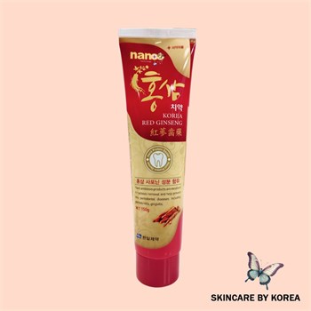 Hanil Зубная паста на основе красного женьшеня Nano Korea Red Ginseng Toothpaste, 150 мл 05441 - фото 10113