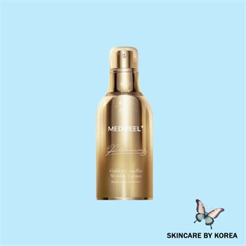 Medi Peel Премиальная лифтинг-эссенция с экстрактом камелии Premium Golden Camellia Wrinkle Essence 50 мл 05419 - фото 10129
