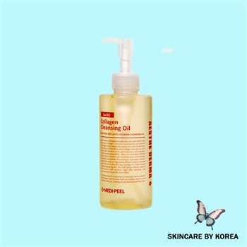MEDIPEEL Гидрофильное масло с коллагеном 2.0 Red Lacto Collagen Cleansing Oil 155 мл 05332 - фото 10276