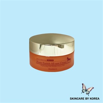 DEOPROCE Крем для лица питательный с лошадиным жиром  HORSE ENRICH ALL CARE CREAM  100гр 02042 - фото 10294