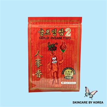 Greenon Пластырь корейский обезболивающий с женьшенем двойного действия Korean Gold Insam Two 20 шт 05527 Greenon Пластырь корейский обезболивающий с женьшенем двойного действия Korean Gold Insam Two 20 шт 05527