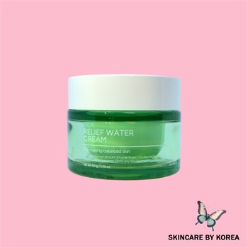 Tenzero Крем для лица успокаивающий  с экстрактом центеллы  Cica Relief Water Cream 50г 05505 Tenzero Крем для лица успокаивающий  с экстрактом центеллы  Cica Relief Water Cream 50г 05505