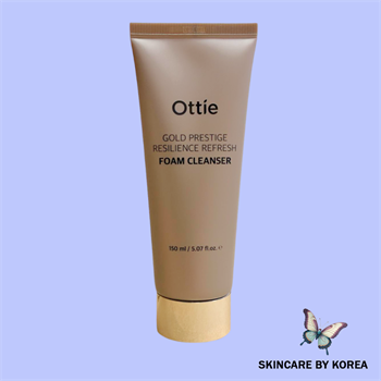 Ottie Увлажняющая пенка для упругости кожи Gold Prestige Resilience Refresh Foam Cleanser 150 мл 05550