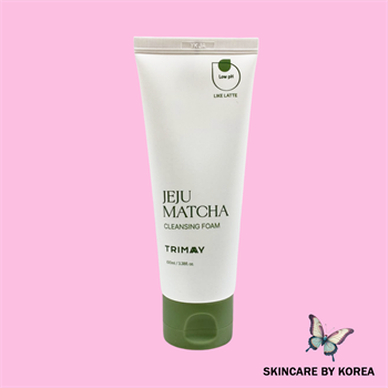 Trimay Слабокислотная пенка для умывания с чаем матча Jeju Matcha Low pH Cleansing Foam 100 мл 05557