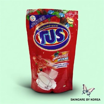 LION Средство для мытья посуды с ягодным ароматом Pro, 400 мл (мягкая упаковка) 05587