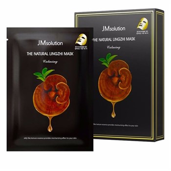 JM SOLUTION THE NATURAL LINGZHI MASK CALMING Восстанавливающая маска с экстрактом гриба линчжи 35ml 04451 - фото 5042