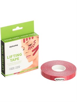 Ayoume Тейп для лица 1см*5м красный Kinesiology tape roll 03923 - фото 5069