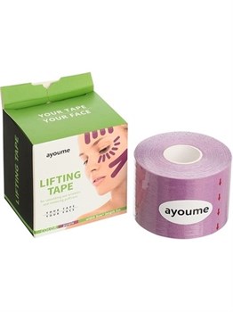 Ayoume Тейп для лица и тела 5см*5м фиолетовый Kinesiology tape roll 03925 - фото 5081