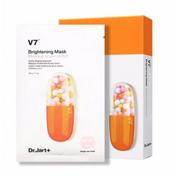 Осветляющая маска для лица с витаминным комплексом DR.JART+ V7 BRIGHTENING SOLUTION MASK !!СРОКИ ГОДНОСТИ 09.2023!! 03665 - фото 5102