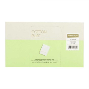 The SAEM Спонжи косметические из 100% хлопка The Saem Cotton Puff 80шт 02594 - фото 5114