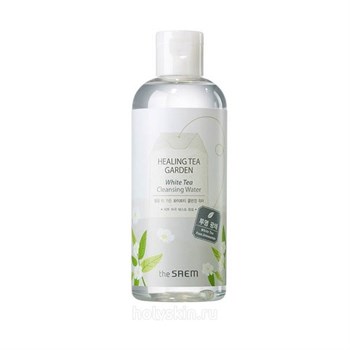 The SAEM VEGAN Вода очищающая увлажняющая с экстрактом белого чая Healing Tea Garden White Tea Cleansing Water 300мл 00327 - фото 5146