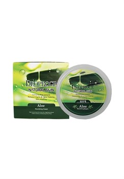 DEOPROCE Крем для лица и тела на основе экстракта сока алое NATURAL SKIN ALOE NOURISHING CREAM 100гр 01549 - фото 5525