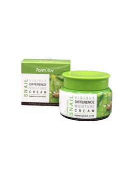 Увлажняющий крем с улиточным муцином FARM STAY VISIBLE DIFFERENCE SNAIL MOISTURE CREAM 100 g !СРОКИ ГОДНОСТИ 05.2024! 03319 - фото 5564