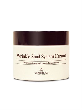 Крем с экстрактом улитки THE SKIN HOUSE Wrinkle Snail System Cream 50ml 00090 - фото 5677