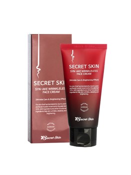 Secret Skin Крем для лица с змеиным ядом SYN-AKE Anti Wrinkleless face Cream 50гр 00376 - фото 5679