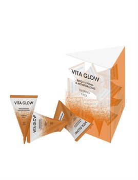 J:ON ВИТАМИНЫ Маска для лица Vita Glow Brightening&Moisturizing Sleeping Pack,1шт/5 мл 04088 - фото 5828