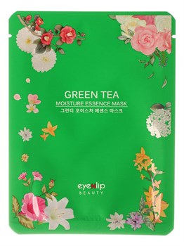 ENL Маска для лица тканевая GREEN TEA OIL MOISTURE ESSENCE MASK 25мл !СРОКИ ГОДНОСТИ 02.2024! 00592 - фото 5839