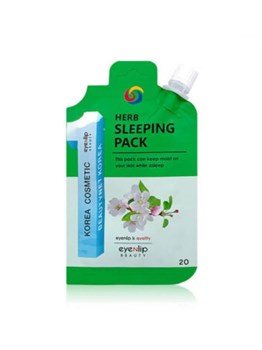 ENL POCKET Маска для лица ночная HERB SLEEPING PACK 20гр 01905 - фото 5845