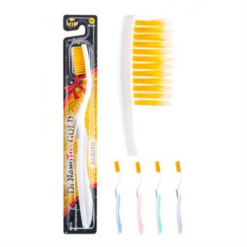 Dr. Lusso	Nano Gold Toothbrush Зубная щётка с золотым напылением 03825 - фото 5867