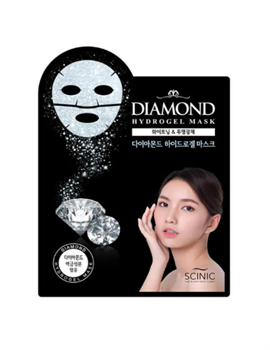 Гидрогелевая маска для лица с алмазной пудрой и платиной Scinic Diamond Hydrogel Mask 02740 - фото 5936