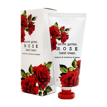 JIGOTT SECRET GARDEN ROSE HAND CREAM Крем для рук с экстрактом розы, 100 мл 04125 - фото 5986