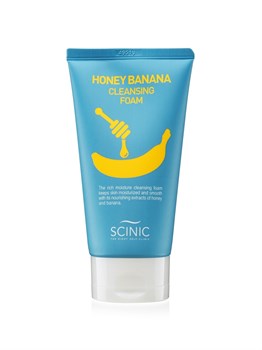 Scinic Питательная пенка для умывания с медом и бананом Honey Banana Cleansing Foam 150 ml 02730 - фото 6058