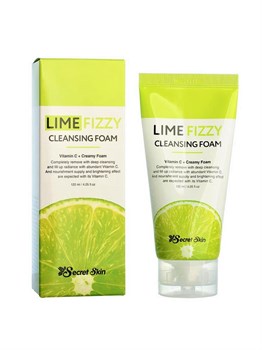 SECRETSKIN Пенка для умывания с экстрактом лайма LIME FIZZY CLEANSING FOAM 120мл 02511 - фото 6122