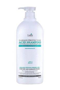 Lador Шампунь для волос с аргановым маслом Damaged Protector Acid Shampoo  900мл 01527 - фото 6130