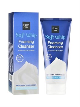 FARMSTAY Soft Whip Foaming Cleanser Мягкая пенка для умывания 180мл 03026 - фото 6214