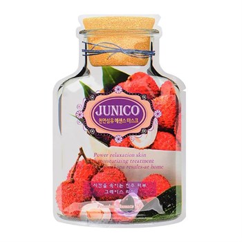 МЖ Junico Маска тканевая c экстрактом личи  Junico Lychee Essence Mask 25гр 01370 - фото 6242