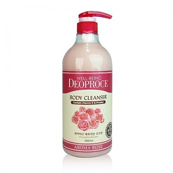 DEOPROCE Гель для душа с ароматом свежей розы AROMA BODY CLEANSER ROSE 1000ml 00395 - фото 6248