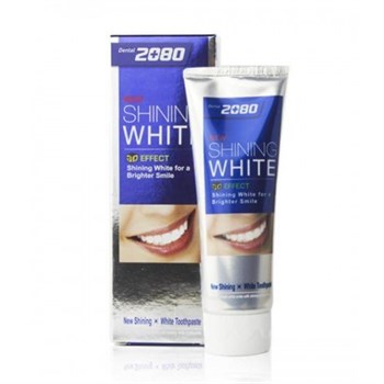 Kerasys Зубная паста отбеливающая СИЯЮЩАЯ БЕЛИЗНА Dental Clinic 2080 Shining White ToothPaste 100g 00067 - фото 6268