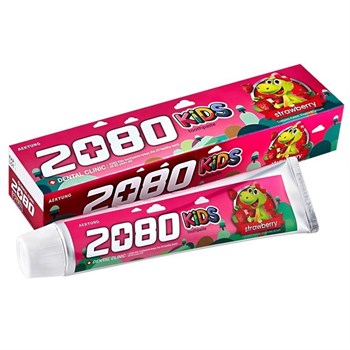 Детская зубная паста Клубника Dental Clinic 2080 Kids Strawberry Tooth Paste 80g 00518 - фото 6277