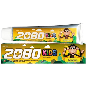 Детская зубная паста Банан Dental Clinic 2080 Kids Banana Tooth Paste 80g !!СРОКИ ГОДНОСТИ!!! 00512 - фото 6278