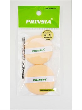 Prinsia  Round Keron Puff(2 pcs) КРУГЛЫЕ Набор косметических спонжей  с держателем 02114 - фото 6422