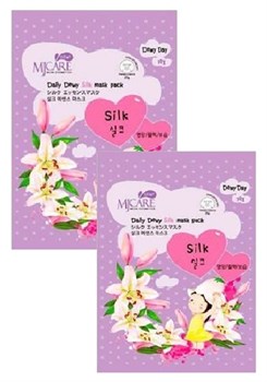 МЖ Daily Dewy Маска тканевая с аминокислотами шелка MJ Care Daily Dewy Silk mask pack 25гр  !СРОКИ ГОДНОСТИ 08.2024! 01435 - фото 6522