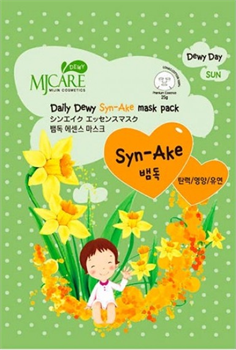 МЖ Daily Dewy Маска тканевая со змеиным ядом MJ Care Daily Dewy Syn-Ake mask pack 25гр 01446 - фото 6525