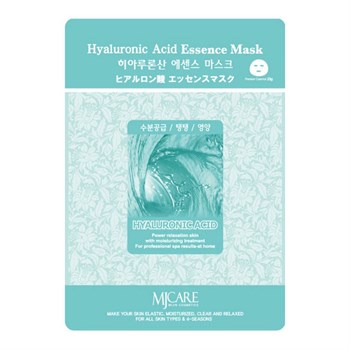 МЖ Essence Маска тканевая гиалуроновая кислота Hyaluronic Acid Essence Mask 23гр 01384 - фото 6532