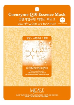 МЖ Essence Маска тканевая коэнзим MJ Care Coenzyme Q10 Essence Mask 23гр 01433 - фото 6539