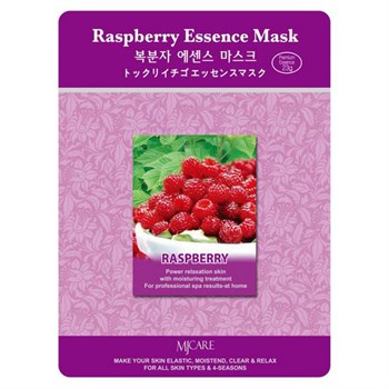 МЖ Essence Маска тканевая малина Raspberry Essence Mask 23гр 01477 - фото 6542