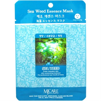 МЖ Essence Маска тканевая морские водоросли Sea Weed Essence Mask 23гр 01413 - фото 6543