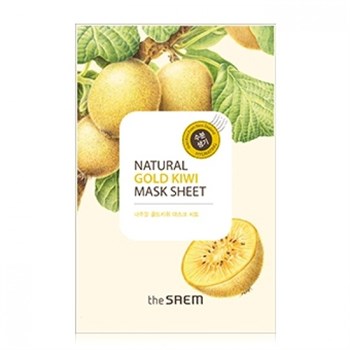 СМ Маска тканевая с экстрактом киви Natural Gold Kiwi Mask Sheet 21мл 00615 - фото 6563