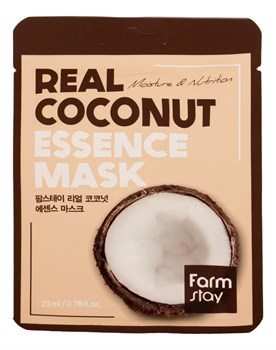 Маска тканевая питательная с экстрактом кокоса FARMSTAY Real Coconut Essence Mask 23ml 01581 - фото 6617