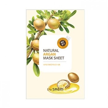 СМ Маска тканевая с экстрактом арганы Natural Argan Mask Sheet 21мл 00613 - фото 6689