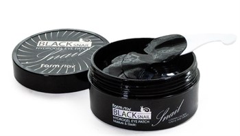 Патчи для век гидрогелевые с экстрактом черной улитки  BLACK SNAIL HYDROGEL EYE PATCH 60шт Farmstay 00105 - фото 6730