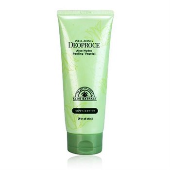 DEOPROCE Пилинг-гель для лица с экстрактом алое Well-BEING ALOE HYDRO PEELING VEGETAL 170гр 00974 - фото 6805