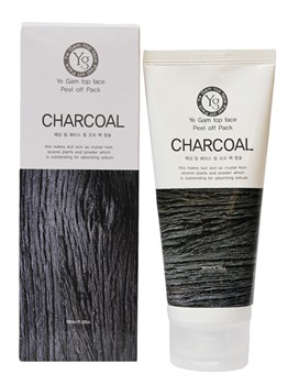 Ye Gam Top Face Charcoal Peeling Gel  Пилинг-гель на основе древесного угля 180 ml 01807 - фото 6807