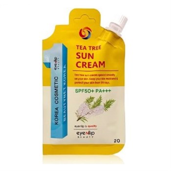 Eyenlip Крем для лица солнцезащитный с чайным деревом SPF50 + / PA +++ TEA TREE SUN CREAM 20гр 01432 - фото 6823