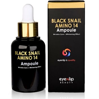 Eyenlip Сыворотка для лица ампульная с аминокислотами BLACK SNAIL AMINO 14 AMPOULE 30мл !!СРОКИ ГОДНОСТИ 04.2023!! 00892 - фото 6860